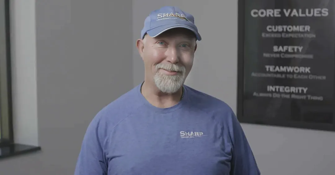 Chris Fowler local company driver at Sharp Transit